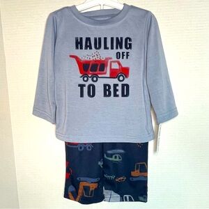 Carter's Toddler Boys' Blue 2pc 'Hauling Off to Bed' Pajama Set Size 12M New!